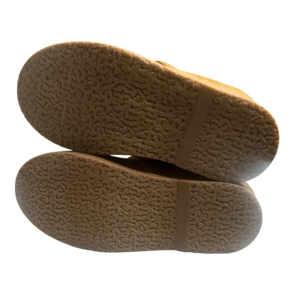 Baby Gap Brown Sherpa Lined Winter Boots Toddler Size 9 Cozy‎
